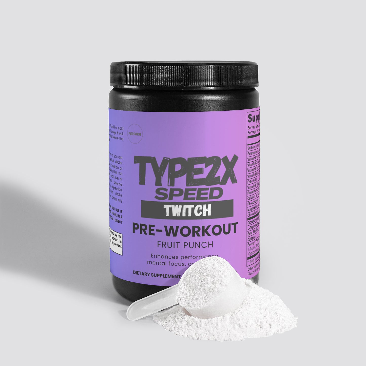 TWITCH Pre-Workout (Fruit Punch)