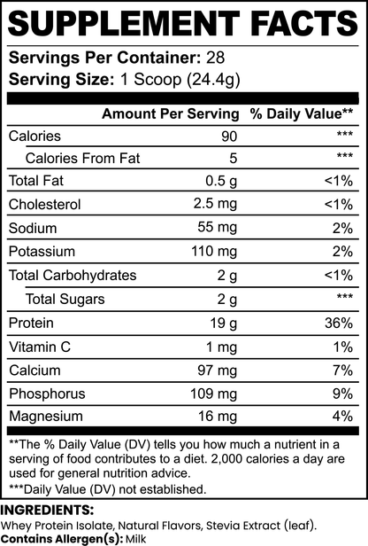 REBOUND 100% Whey Protein Isolate (Vanilla)