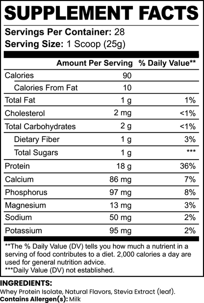 REBOUND Whey Protein Isolate (Chocolate)